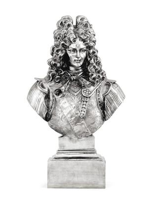 Jeff Koons Louis XIV 1986 stainless steel 46 x 27...
