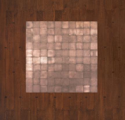 Carl Andre 100 Copper Square 1968 copper 100-unit...