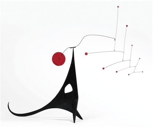 Alexander Calder Red-Eyed Dragon 1950 painted meta...