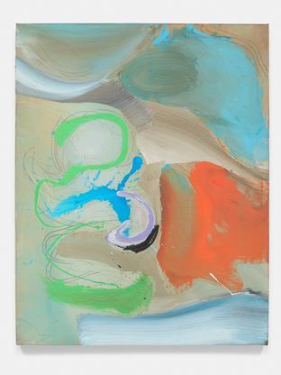 Ed Clark China Series 2000 acrylic on canvas 82 x...