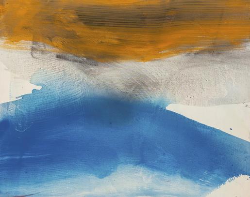 Ed Clark Midi Series #2 2001 acrylic on canvas 57...