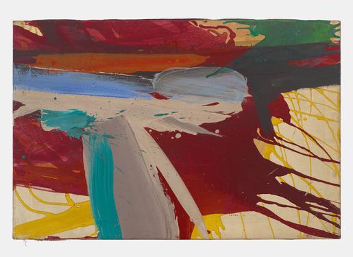 Ed Clark Untitled 1962 acrylic on canvas 20 x 30 i...