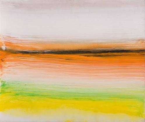 Ed Clark Untitled 2002 acrylic on canvas 20 x 24 i...