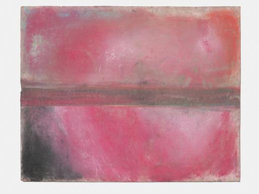 Ed Clark Untitled 2013 dry pigment on paper 37 5/8...