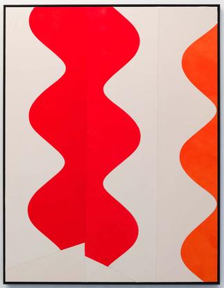 Sarah Crowner The Wave (Urszula) 2014 acrylic on s...