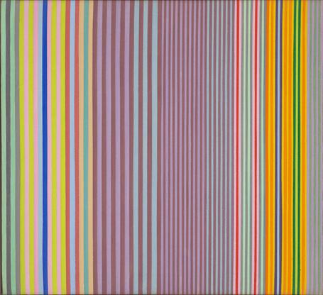 Gene Davis Apple Jack 1970 acrylic on canvas 33 x...