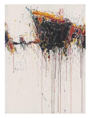 Sam Francis Composition 1958 gouache on paper 29 x...