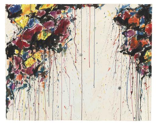 Sam Francis Untitled 1957 watercolor on paper 31 3...