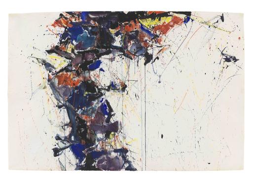 Sam Francis Untitled 1958 watercolor and gouache o...