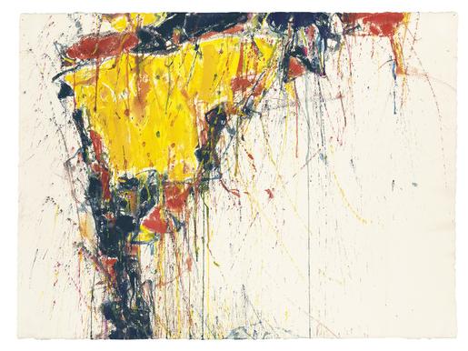 Sam Francis Untitled 1958 gouache and watercolor o...