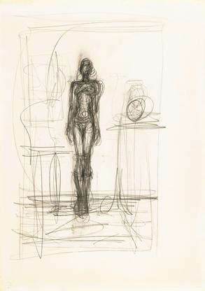 Alberto Giacometti Nu debout dans un intéri...