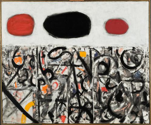 Adolph Gottlieb Cold Front #2 1956 oil on canvas 5...