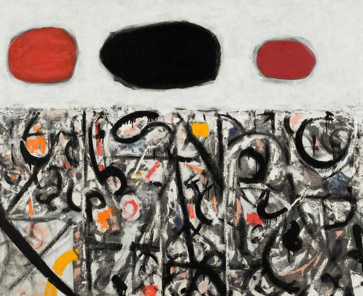 Adolph Gottlieb Cold Front #2 1956 oil on canvas 5...