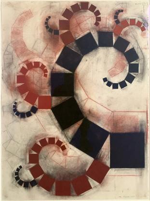 Mel Bochner Hommage to Pythagoras 2007 charcoal an...