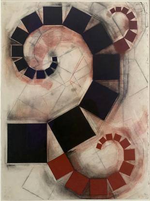 Mel Bochner Hommage to Pythagoras 2007 charcoal an...