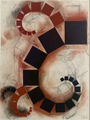Mel Bochner Hommage to Pythagoras 2007 charcoal an...