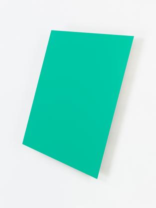 Ellsworth Kelly Light Green Panel 1982 painted alu...