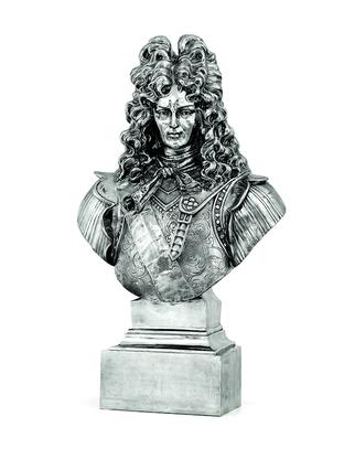 Jeff Koons Louis XIV 1986 stainless steel 46 x 27...
