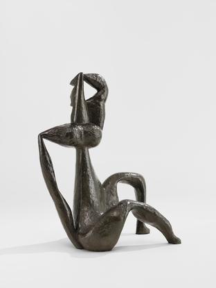 Henri Laurens La Mère 1935 bronze 23 1/4 x...