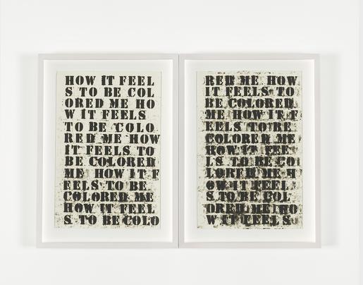 Glen Ligon Untitled (How It Feels To Be Colored Me...
