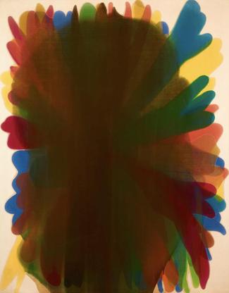 Morris Louis Aleph Series V 1960 acrylic resin (Ma...