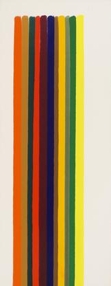 Morris Louis Mira 1962 acrylic resin (Magna) on ca...