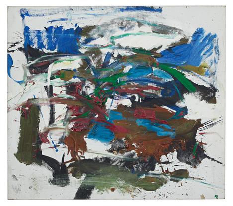 Joan Mitchell Untitled 1960 oil on canvas 26 1/8 x...