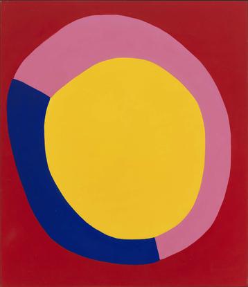Jules Olitski Thursday 1962 acrylic on canvas 90 x...