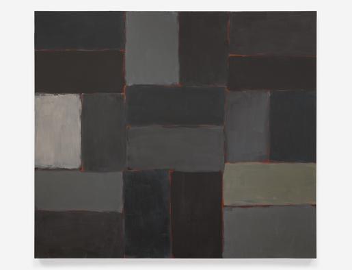 Sean Scully Near Night 2005 oil on linen 84 x 96 i...