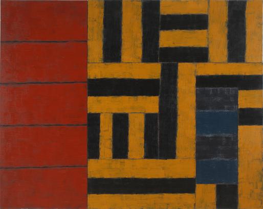 Sean Scully Secret Sharer 1989 oil on linen 100 x...