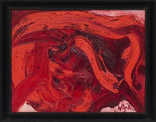 Kazuo Shiraga Untitled 1964 oil on canvas 19 1/2&n...
