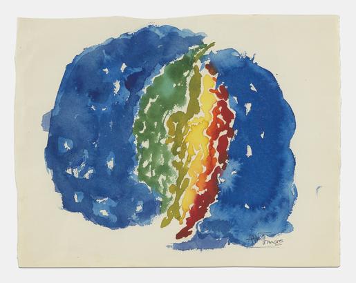 Alma Thomas Untitled ca. 1965 watercolor on paper...