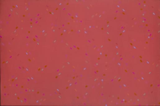 Larry Poons Mary Queen of Scots 1965 acrylic on ca...