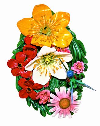 Jeff Koons Wall Relief with Bird 1991 polychromed...