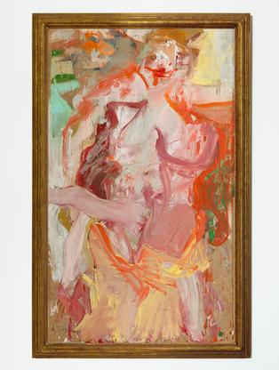Willem de Kooning Two Women 1964 oil on vellum mou...