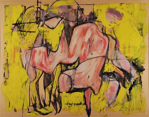 Willem de Kooning Red Torso circa 1948-49 oil on p...