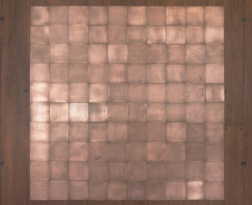 Carl Andre 100 Copper Square 1968 copper 100-unit...